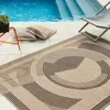 Image de Tapis - NAZAR RUGS - 120x170 cm - Effet jute naturel - Noir - Motif abstrait