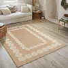 Image de Tapis - NAZAR RUGS - 120x170 cm - Effet jute naturel - Motif géométrique - Blanc