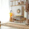 Image de Tapis - NAZAR RUGS - NATURE - 80x150 cm - Effet jute - Géométrique - Noir