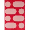 Image de Tapis intérieur à poils longs Groovy 381 rouge 200 x 280 cm