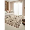 Image de Tapis dentrée - NAZAR RUGS - 60x90 cm - Aspect jute - Motif oriental - Noir