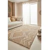 Image de Tapis intérieur extérieur aspect jute à motif oriental - NAZAR RUGS - 120x170 cm - Nature - Jaune