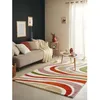 Image de Tapis de salon motif graphique - NAZAR RUGS - 200x290 cm - Memphis - Multicolore