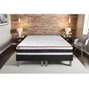 Image de Ensemble double sommier + matelas ENERGY ressorts ensachés et mémoire de forme 180x200 180 x 200 cm Noir