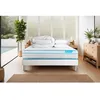 Image de Ensemble sommier matelas 140x190 - BodyMax - Mémoire de forme - 26 cm - Confort équilibré - 2 oreillers