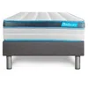 Image de Ensemble sommier matelas 90x190 BodyFit Mémoire de forme - BODY CARE - Sommier Kit GRIS - 24 cm - Ferme