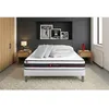 Image de Pack Matelas FORM + Sommier Kit Blanc + Oreillers Mémoire de Forme + Couette Percale 160x200 cm Blanc