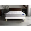 Image de Ensemble Matelas Sommier 140x200 cm - Sommier Blanc (en kit) - Actiflex Form