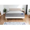Image de Ensemble matelas Ressorts ensachés ACTIFLEX PUR 140x190cm 3zones de confort + sommier KIT blanc