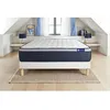 Image de Ensemble Matelas Sommier 140x190 cm - Sommier Blanc (en kit) - Actilatex Max