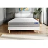 Image de Ensemble Matelas Sommier 140x190 cm - Sommier Blanc (en kit) - Actimemo Touch