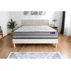 Image de Ensemble matelas à mémoire ACTIMEMO PUR 140x190cm 3zones de confort + sommier KIT blanc