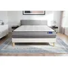 Image de Ensemble matelas ACTIMEMO 180x200cm 2 faces à MÉMOIRE DE FORME 3zones de confort + sommier KIT blanc