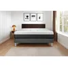 Image de Ensemble Matelas Sommier 140x200 cm - Sommier Gris (en kit) - Vital Form Gris