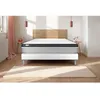 Image de Ensemble Matelas Sommier 200x200 cm - Sommier Blanc (en kit) - Vital Ergo Blanc