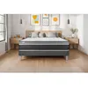 Image de Ensemble Matelas Sommier 200x200 cm - Sommier Gris (en kit) - Vital Care Gris