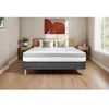 Image de Ensemble Matelas Sommier 180x200 cm - Sommier Gris (en kit) - Vital Relax Gris