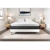 Image de Ensemble Matelas Sommier 140x190 cm - Vital Soft Blanc
