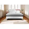 Image de Pack lit complet 140x190 cm - Matelas + Sommier Blanc (en kit) + 2 oreillers + Couette - Vitalpower Recover Blanc