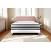 Image de Ensemble Matelas Sommier 180x200 cm - Sommier Blanc (en kit) - Vitalpower Recover Blanc