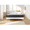 Image de Pack lit complet 140x200 cm - Matelas + Sommier Blanc (en kit) + 2 oreillers + Couette - Vitalpower Blanc