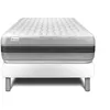 Image de Ensemble Matelas Sommier 90x200 cm - Sommier Blanc (en kit) - Vitalspring Recover Blanc
