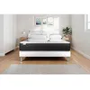 Image de Pack lit complet - Matelas 200x200 cm + Sommier tapissier à lattes (en kit) + 2 oreillers + Couette - Vitalspring Blanc