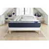Image de Pack lit complet 200x200 cm - Matelas + Sommier Blanc (en kit) + 2 oreillers + Couette - Actiflex Ma
