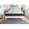 Image de Pack lit complet 160x200 cm - Matelas + Sommier Blanc (en kit) + 2 oreillers + Couette - Actiflex Mo