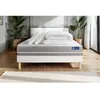 Image de Pack lit complet 200x200 cm - Matelas + Sommier Blanc (en kit) + 2 oreillers + Couette - Actiflex To