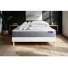 Image de Pack lit complet 200x200 cm - Matelas + Sommier Blanc (en kit) + 2 oreillers + Couette - Actilatex D