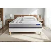 Image de Pack lit complet 200x200 cm - Matelas + Sommier Blanc (en kit) + 2 oreillers + Couette - Actilatex S