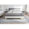 Image de Pack lit complet 200x200 cm - Matelas + Sommier Blanc (en kit) + 2 oreillers + Couette - Actilatex N
