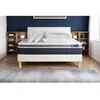 Image de Pack lit complet 180x200 cm - Matelas + Sommier Blanc (en kit) + 2 oreillers + Couette - Actimemo Co