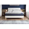 Image de Pack lit complet 160x200 cm - Matelas + Sommier Blanc (en kit) + 2 oreillers + Couette - Actimemo Co