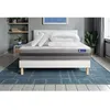 Image de Pack lit complet 140x200 cm - Matelas + Sommier Blanc (en kit) + 2 oreillers + Couette - Actimemo Re