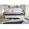 Image de Pack lit complet 200x200 cm - Matelas + Sommier Blanc (en kit) + 2 oreillers + Couette - Actimemo Er