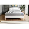 Image de Pack lit complet 140x190 cm - Matelas + Sommier Blanc (en kit) + 2 oreillers + Couette - Actimemo To