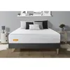Image de Ensemble sommier matelas 140x200 Memo bio Mémoire de forme - 26 cm - Equilibré - sommier kit gris