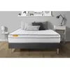 Image de Ensemble sommier matelas 160x200 Memo luxe Ressorts ensachés et mémoire de forme - 26 cm - Equilibré - sommier kit gris