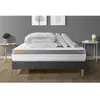 Image de Pack matelas + sommier kit 180x200 Memo Zen Mousse à mémoire de forme MAXI épaisseur + Couette + 2 oreillers