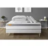 Image de Pack matelas + sommier kit 160x200 Memo Zen Mousse à mémoire de forme MAXI épaisseur + Couette + 2 oreillers