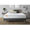Image de Ensemble matelas sommier 140x190 Memo Mémoire de forme - Septnuits - Très ferme - Mousse HR - Gris
