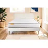 Image de Ensemble sommier matelas 140x190 Memo Mémoire de forme - 20 cm - Très ferme - sommier kit blanc