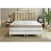 Image de Pack matelas LE COSY 200x200cm Mémoire de forme - Ep. 30cm + double sommiers Blanc + 2 oreillers + couette