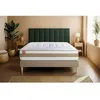 Image de Pack matelas LE TENDRE 140x200cm Ressorts ensachés + Mémoire de forme + sommier kit Beige