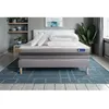 Image de Pack lit complet 160x200 cm - Matelas + Sommier Gris (en kit) + 2 oreillers + Couette - Actiflex Rel