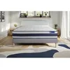 Image de Ensemble Matelas Sommier 160x200 cm - Sommier Gris (en kit) - Actiflex Ergo