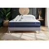 Image de Pack lit complet 200x200 cm - Matelas + Sommier Gris (en kit) + 2 oreillers + Couette - Actiflex Tec
