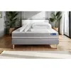 Image de Pack lit complet 140x200 cm - Matelas + Sommier Gris (en kit) + 2 oreillers + Couette - Actiflex Tou